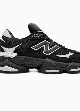Мужские кроссовки new balance 9060 black reflective 320 беланс черного цвета