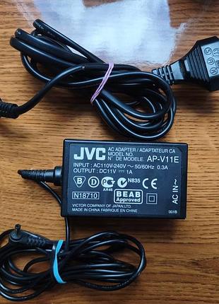 Блок питания jvc ap v11e, 11v, 1a