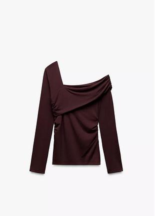 Топ асиметричний zara