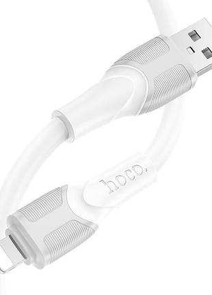 Кабель usb-lightning hoco x106 12w 2m white