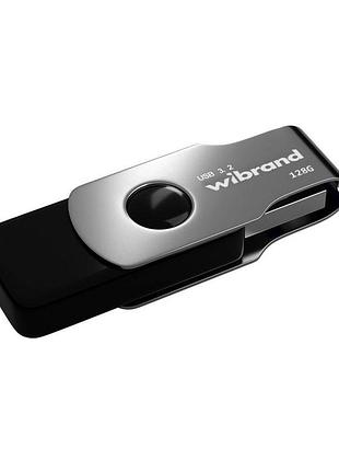 Usb флэш-накопитель 3.2 wibrand 128gb lizard gen1 черный