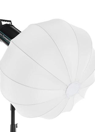 Сферический софтбокс 65 см (lantern) с байонетом bowens - быстро сборная сфера с усиленной металлической рамой