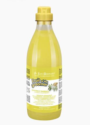 Шампунь для животных iv san bernard ginger and elderberry (імбірь і бузина) разлив 500 мл на розлив