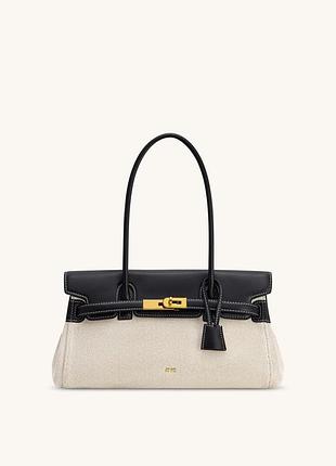 Сумка jw pei yara shoulder black canvas оригінал! 5