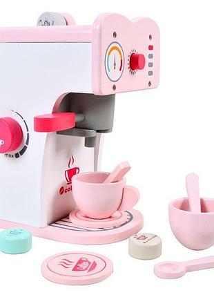 Деревянная кофемашина с аксессуарами ☕💗