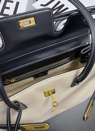 Сумка jw pei yara shoulder black canvas оригінал! 7