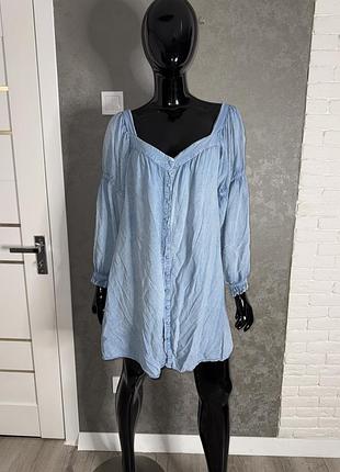 Коротка сукня плаття на ґудзиках influence, xxxxl 56р