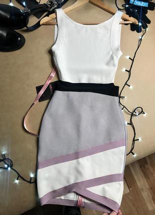 Бандажное платье с открытой спиной celebboutique