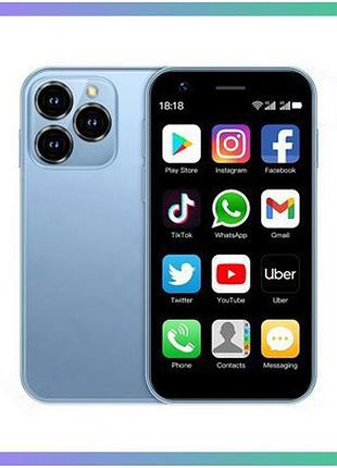 Смартфон soyes xs16 2/16gb синій телефон з 4g для роботи та розваг