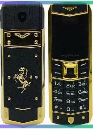 Телефон h-mobile a8 чорний vertu design смартфон для комунікації з двома sim картами