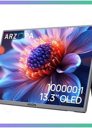 Портативний монітор arzopa a3c pro 13,3" 1920x1080 oled чорний для геймерів і роботи