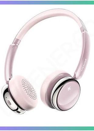 Бездротові навушники fiio snowsky anytime рожеві накладні bluetooth 5.4 для слухання музики_pr