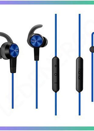 Бездротові навушники honor am61 xsport блакитні вакуумні для спорту з bluetooth 4.2
