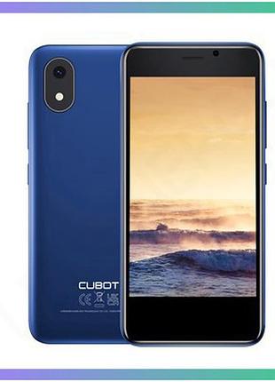 Смартфон cubot j10 1/32gb синій телефон з 4 ядрами для дзвінків та інтернету
