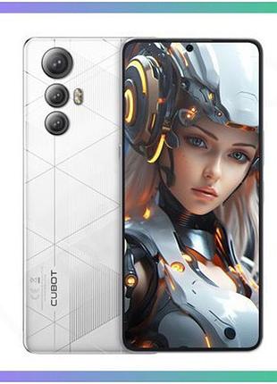 Смартфон cubot max 5 12/256gb білий телефон з потужним процесором для фото і відеозйомки 32мп камера