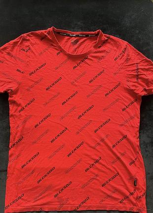Яскрава чоловіча червона футболка black squad (regular fit) l
