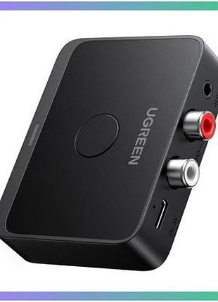 Bluetooth-ресивер ugreen bt505 з bluetooth 6.0 чорний бездротовий адаптер для навушників