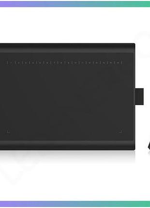 Графічний планшет huion inspiroy h1060p чорний 10x6.25 5080 lpi 8192 рівня для малювання і дизайну