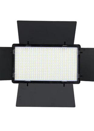 Видео-свет led u600 40 вт 640 led cri 95+ 3200-6500k без штатива, с пультом для видеосъемки, интервью и экспертного контента