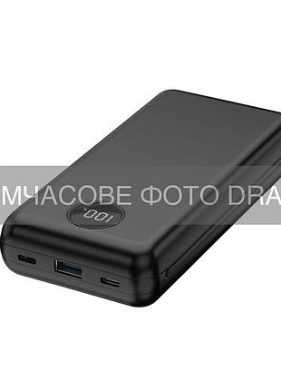 2e power bank 30000ма·год, 65вт, pd, qc, black