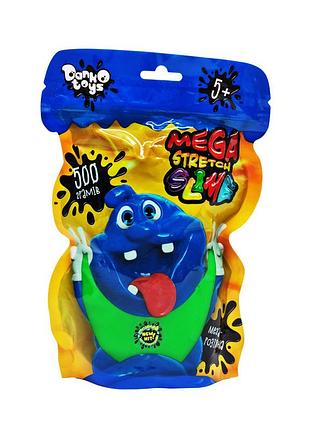 Лизун-антистресс "mega stretch slime" slm-12-01u 500 гр зеленый