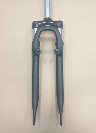 Вилка 26" zoom ch-120 резьбовая 1-1/8" 100мм, матово-черный (ch-3733)