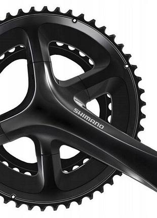 Шатуни shimano fc-rs520 50-34t 172.5 мм, чорний (7769)