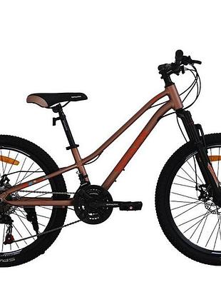 Велосипед al 24" spark road, disk рама 11" бронзовий (239975)