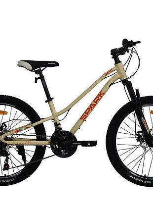 Велосипед al 24" spark road, disk рама 12" бежевий (239977)