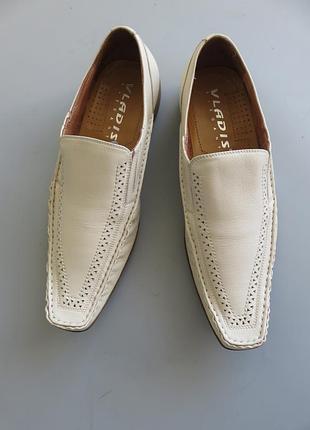Туфли мокасины мужские vladis. натуральная кожа.  р. 40
