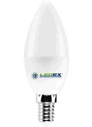 Лампа светодиодная с37 6w e14 6400k 600lm тм ledex