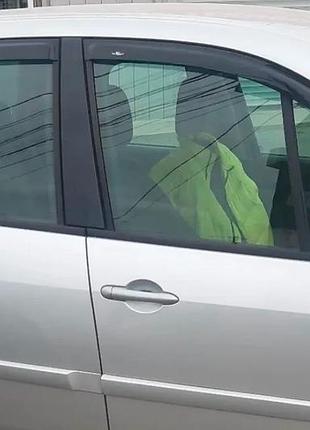 Ветровики на окна (4 шт, hic) для renault scenic/grand 2003-2009 гг