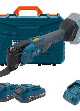 Аккумуляторный мультитул (реноватор) profi-tec pcm430 : с акб 2шт-20v 2.0ah + зу, кейс (007696)