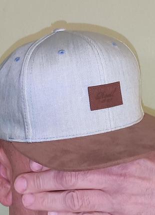Стильна фірмова кепка бейсболка reell suede cap snapback.