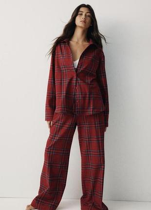 Новые фланелевые пижамные брюки h&amp;m