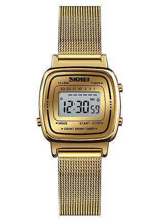 Skmei 1901mhgd gold mesh