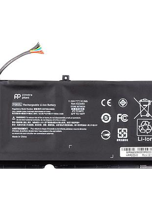 Аккумулятор powerplant для ноутбуков hp pavilion gaming 15-dk series (pg03xl) 11.55v 4323mah