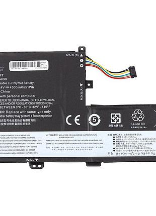 Акумулятор powerplant для ноутбуків lenovo ideapad s340-14iml (l18c3pf7) 11.4v 4500mah