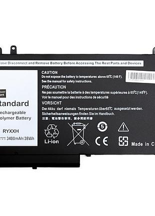 Акумулятор powerplant для ноутбуків dell latitude 12 5000 (ryxxh) 11.1v 3400mah