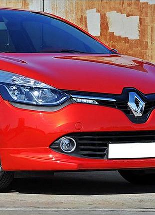 Передний лип-спойлер dpt (sw, под покраску) для renault clio iv 2012-2019 гг