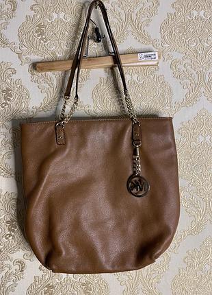 Сумка шоппер кожа оригинал michael kors