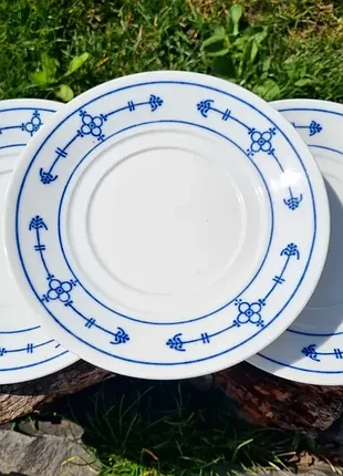 Десертные тарелки, 3 шт. jäger eisenberg, серия «blau saks» (синий сакс).