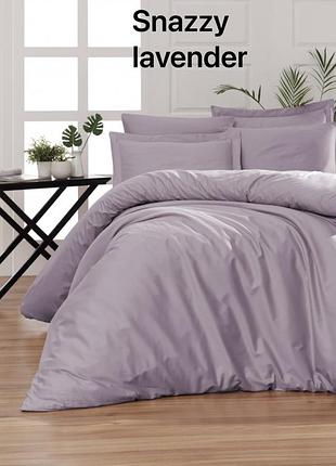 Постельное белье сатин люкс issi home snazzy lavender евро размер