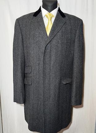 Пальто мужское marks & spencer р. l tweed moon.