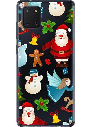 Чехол 2d пластиковый на телефон samsung galaxy note 10 lite новогодний 1 "4614t-1872-58250"