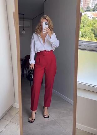 Брюки zara xs на високій посадці