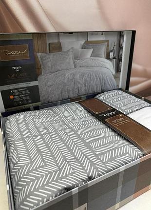 Постельное белье фланелевое байковое istanbul евро размер zenith gri