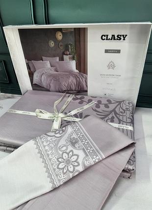 Постельное белье сатиновое полуторный размер clasy lalin