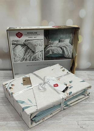 Постельное белье ранфорс евро размер 200 на 220 см cotton box modeline lendell