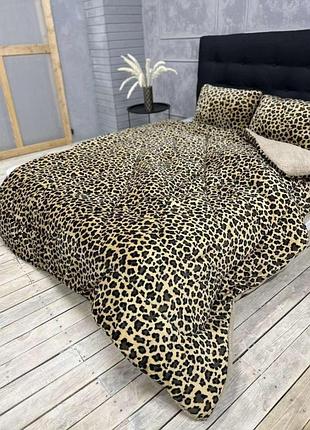 Одеяло покрывало плюшевое двухстороннее теплое 200 на 220 см colorful home 06